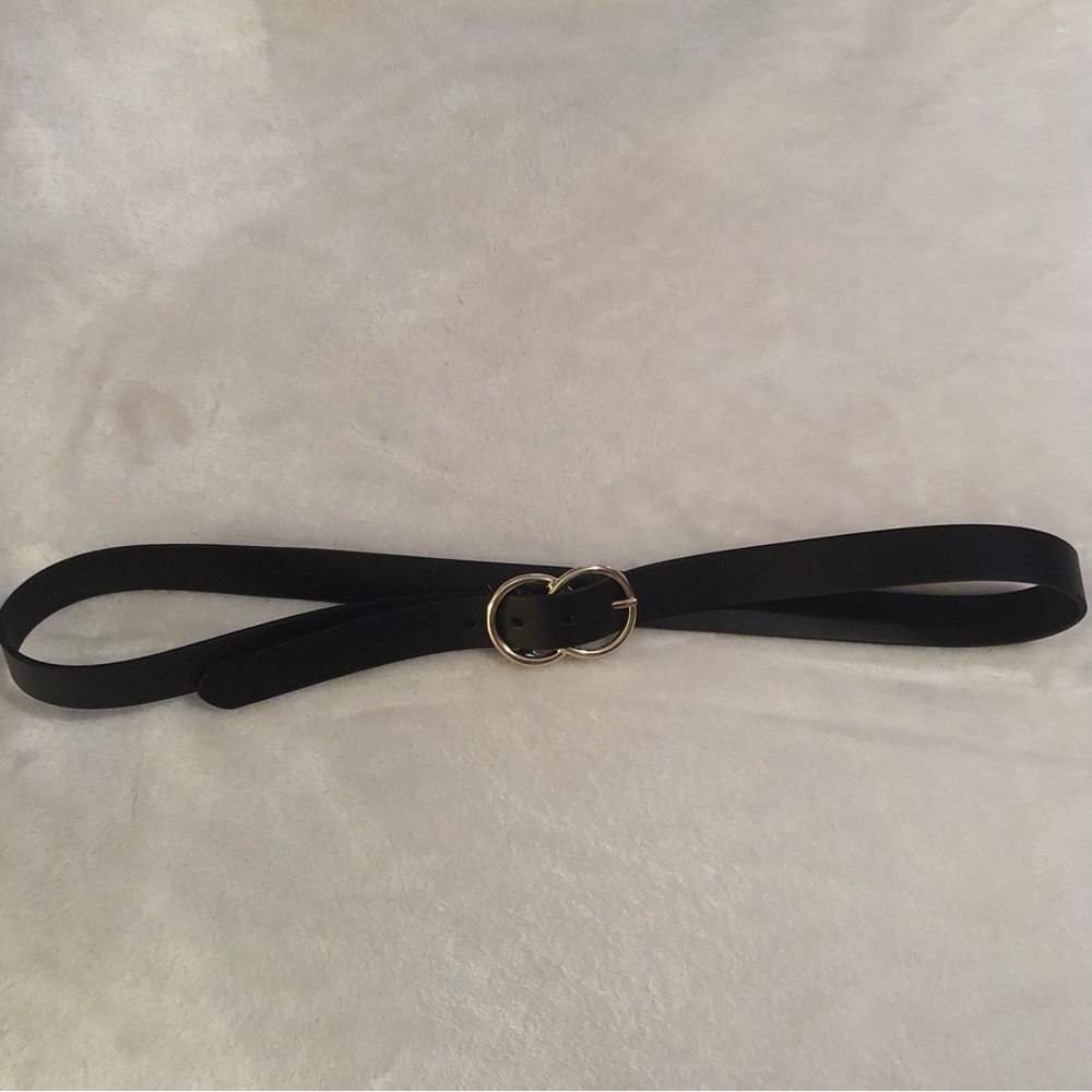 A NEW DAY • 43.5”- 47” black leather belt